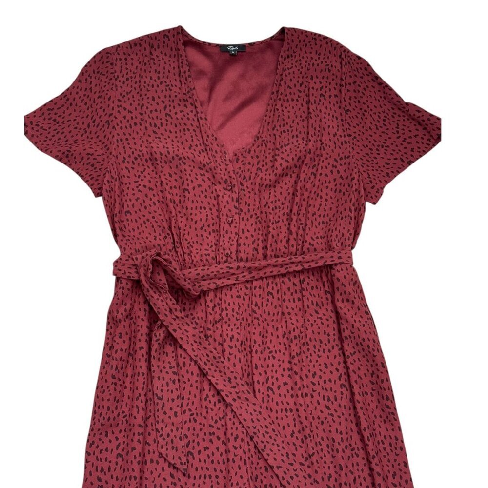 Rails Jet Jumpsuit In Rust Spotted Pattern Belted… - image 6